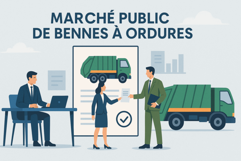 Comment remporter des marchés publics de fourniture de bennes ?