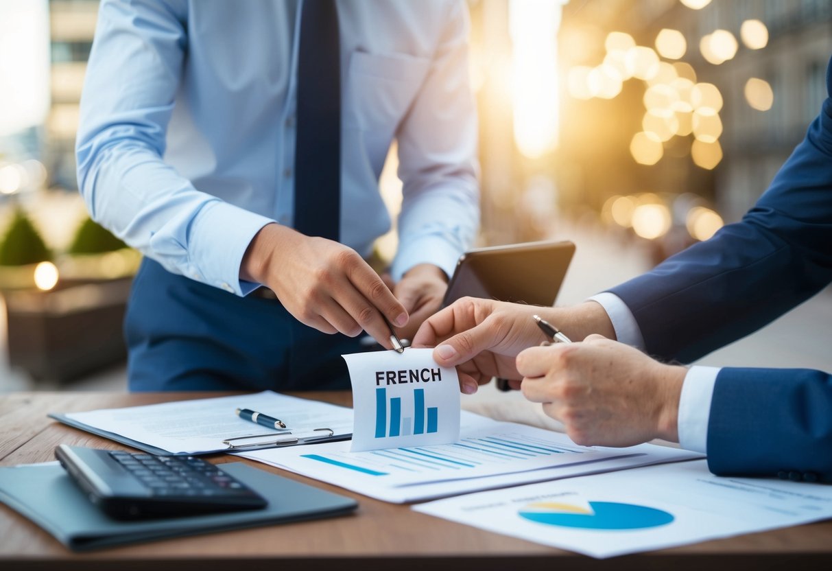 Une entreprise étrangère naviguant à travers la paperasse et les réglementations pour participer à un marché public français