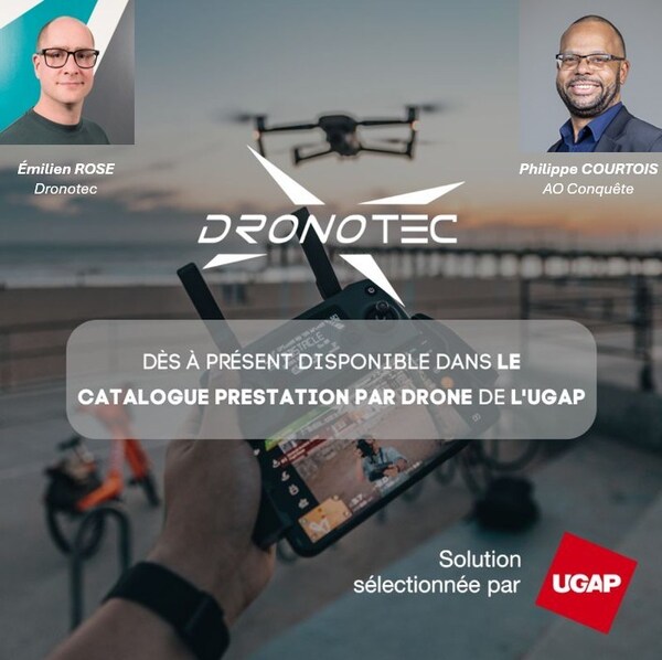 Partenariat Dronotec et AO Conquête pour les marchés publics UGAP
