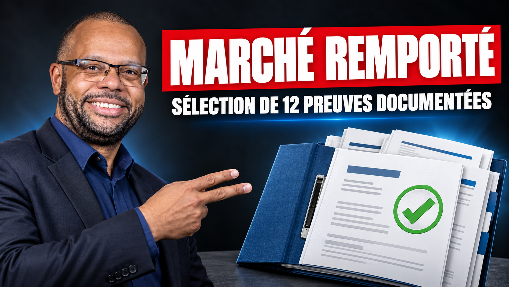 Philippe Courtois présente la sélection de 12 preuves de marchés publics remportés documentées par AO Conquête