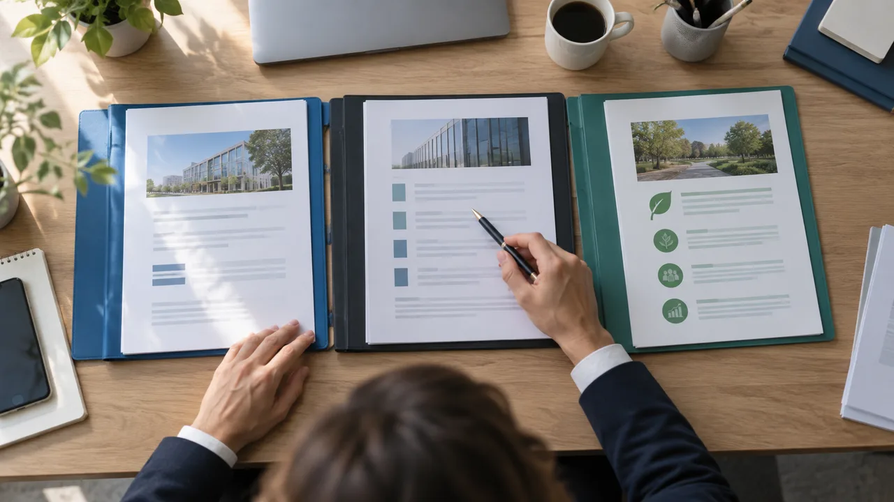 Comparaison de plusieurs documents posés côte à côte