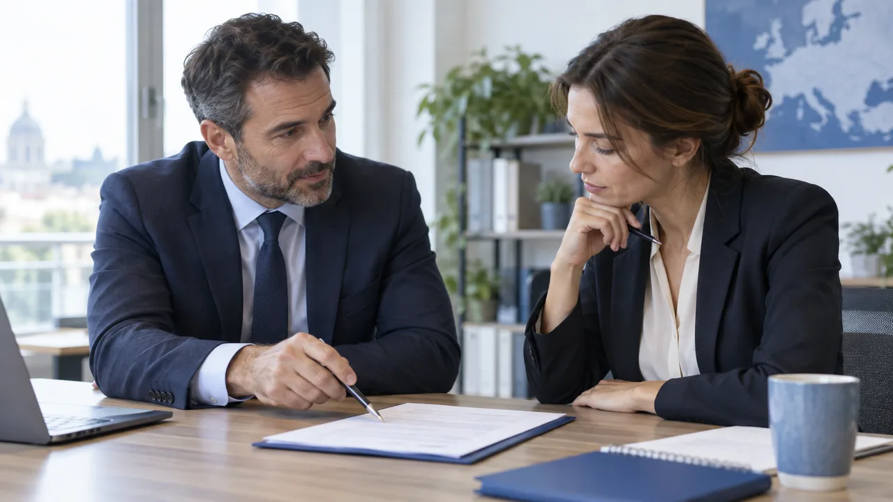 Échange entre professionnels autour d’un dossier