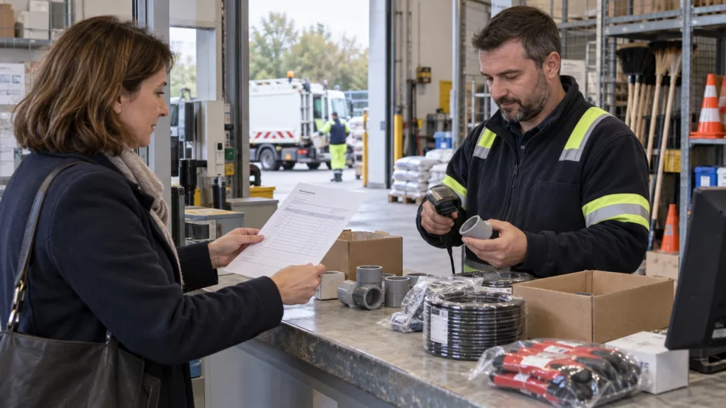 Émission et contrôle d'un bon de commande public