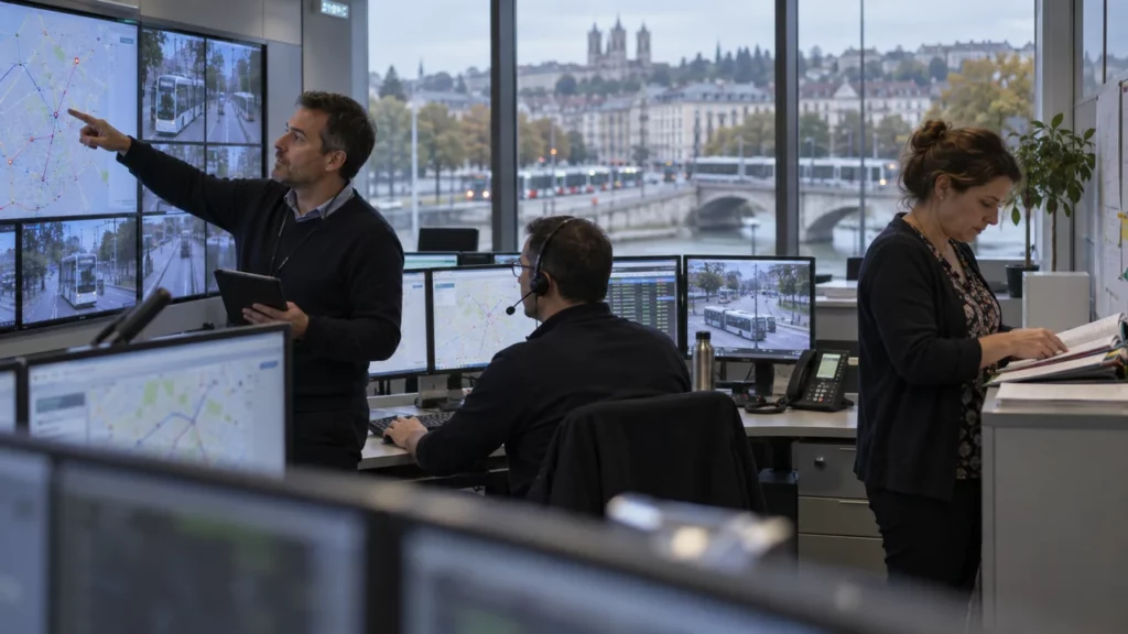 Exploitation quotidienne d'une entreprise publique de transport