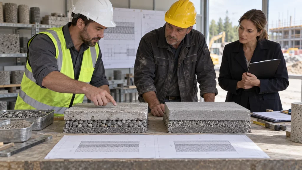 Comparaison d'une offre de base et d'une variante technique