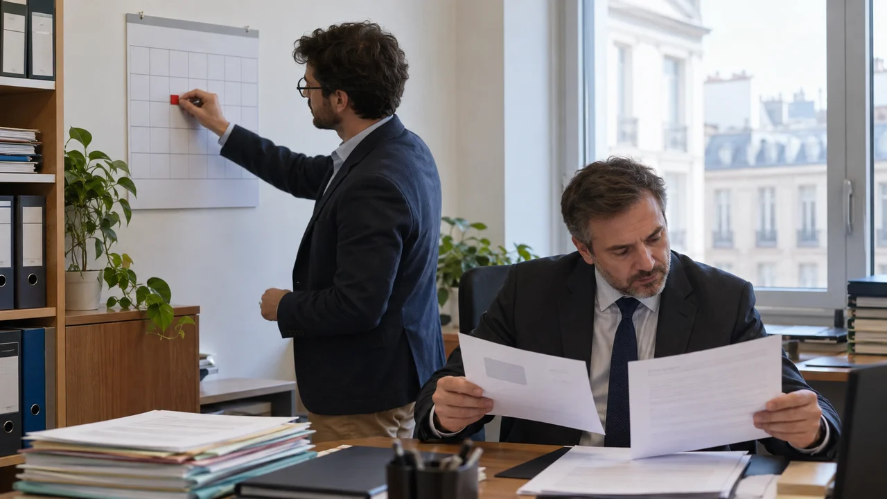 Calcul du délai de standstill sur un calendrier