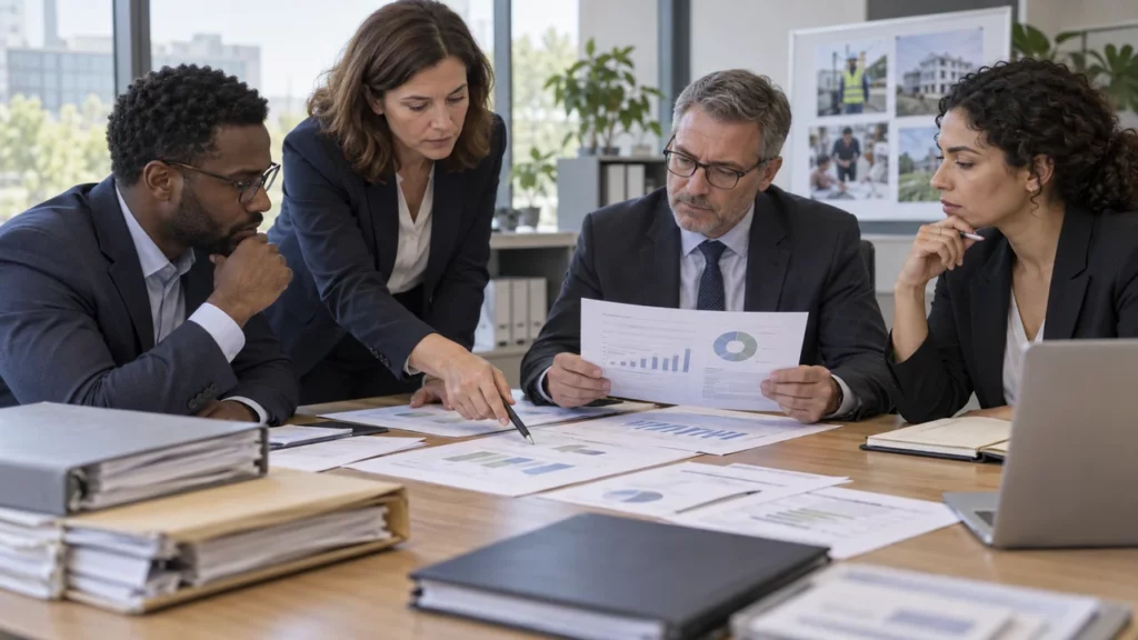 Équipe mixte contrôlant la parité dans l'exécution d'un achat public