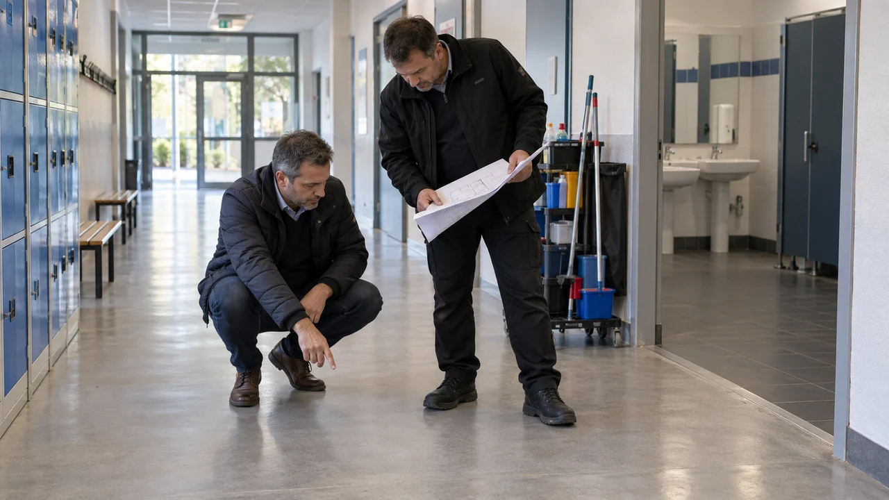 Visite technique préalable à un marché public de nettoyage