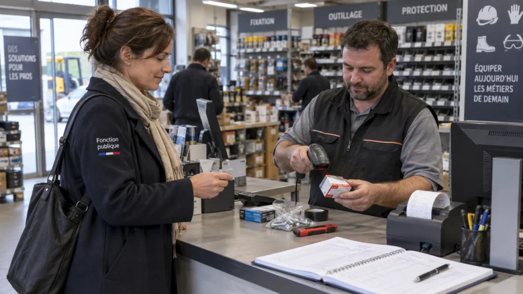 Achat public de faible montant réglé par carte achat