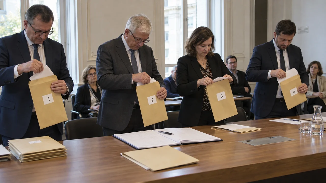 Ouverture transparente des offres par une commission publique