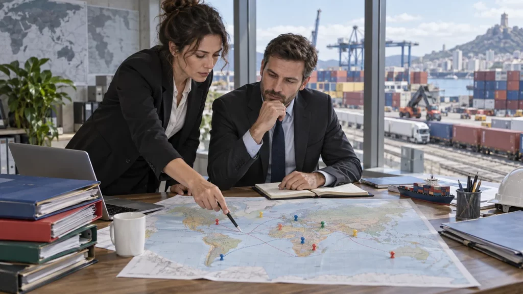 Préparation logistique d'un appel d'offres international
