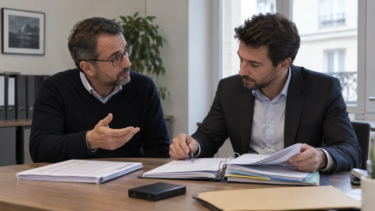 Consultant répondant aux questions sur le plan de réversibilité