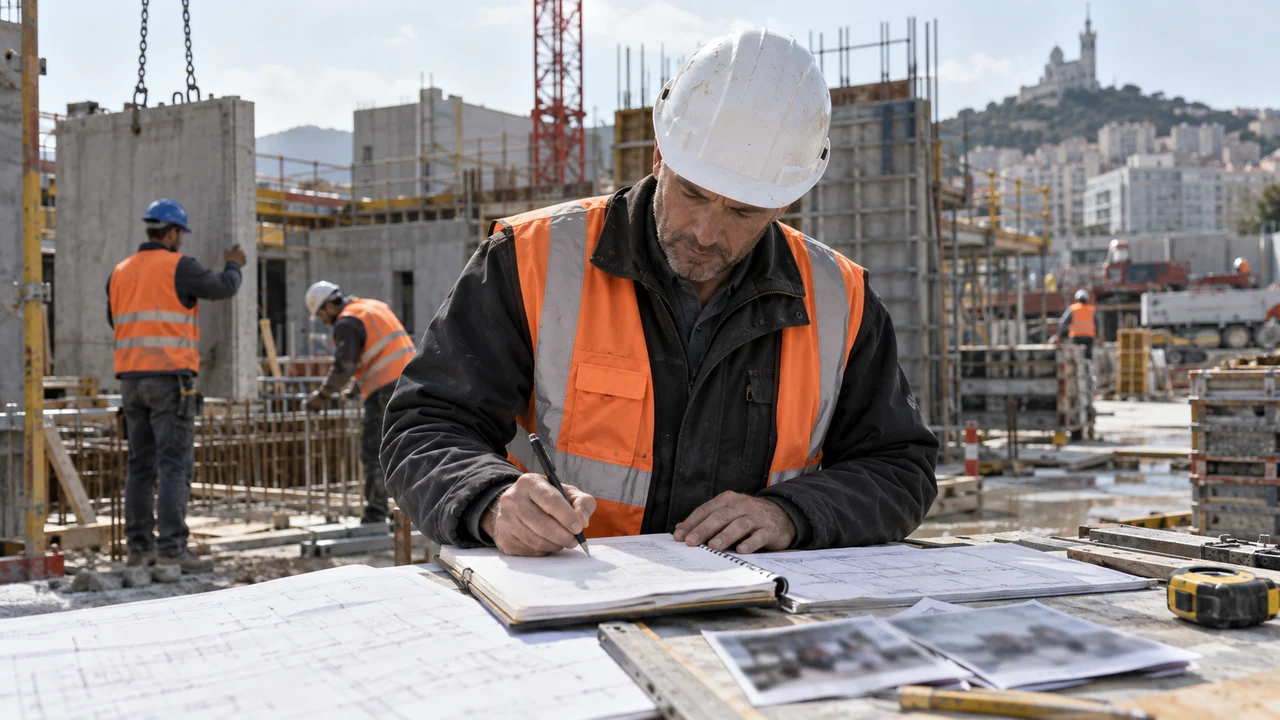 Tenue d’un registre de chantier en marché public
