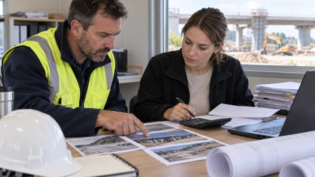 Rapprochement des acomptes avec l’avancement réel d’un chantier
