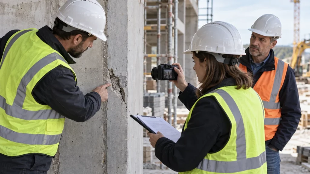 Constat contradictoire d’un défaut engageant la responsabilité contractuelle
