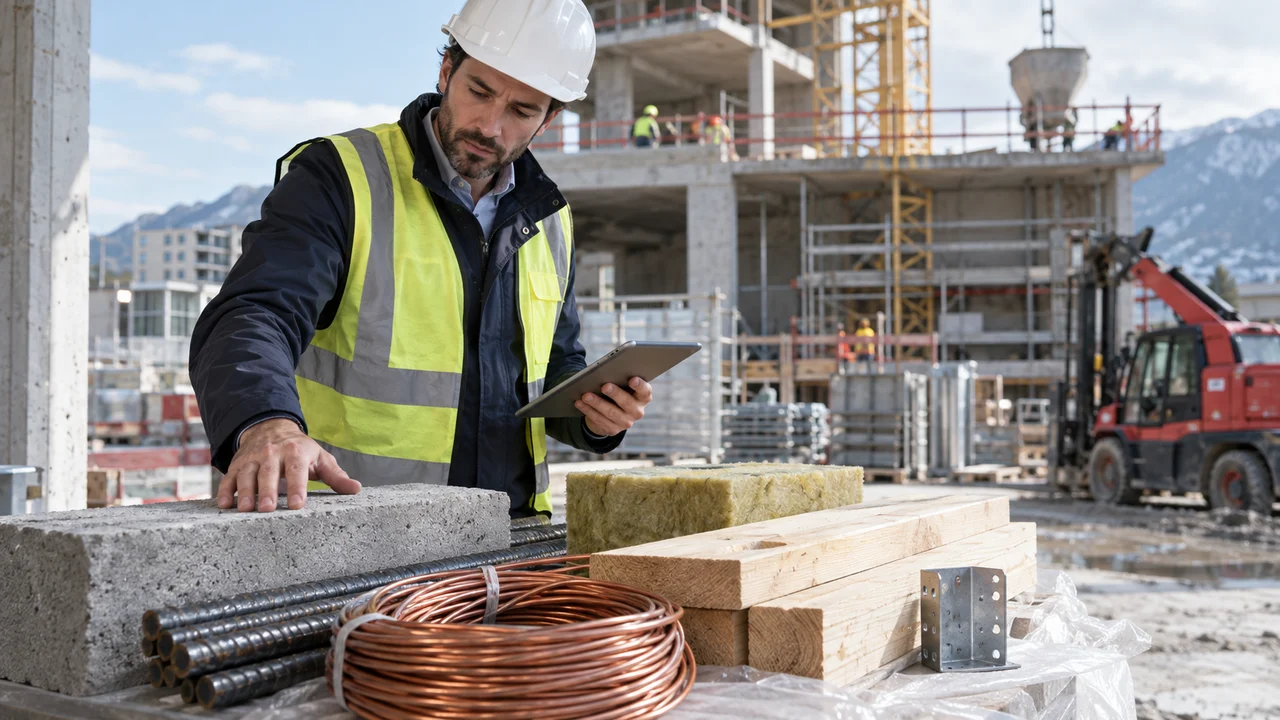 Composition des coûts de construction suivis par le BT01