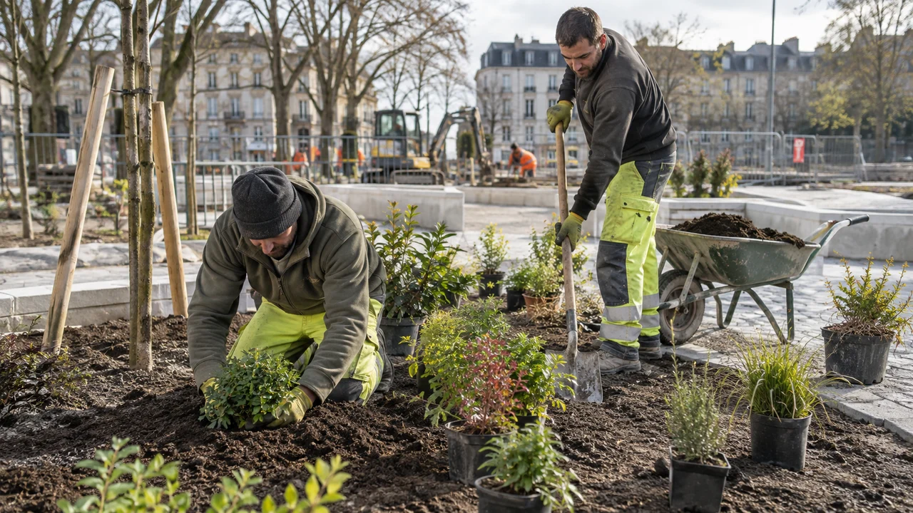 Travaux de végétalisation relevant de l’index INSEE EV1