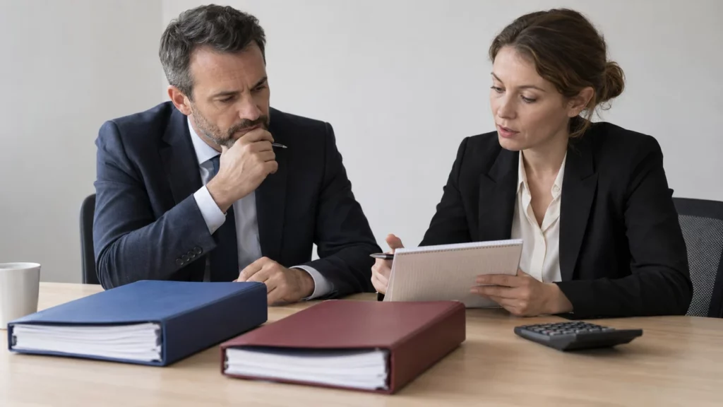 Équipe analysant les résultats de ses réponses aux appels d’offres