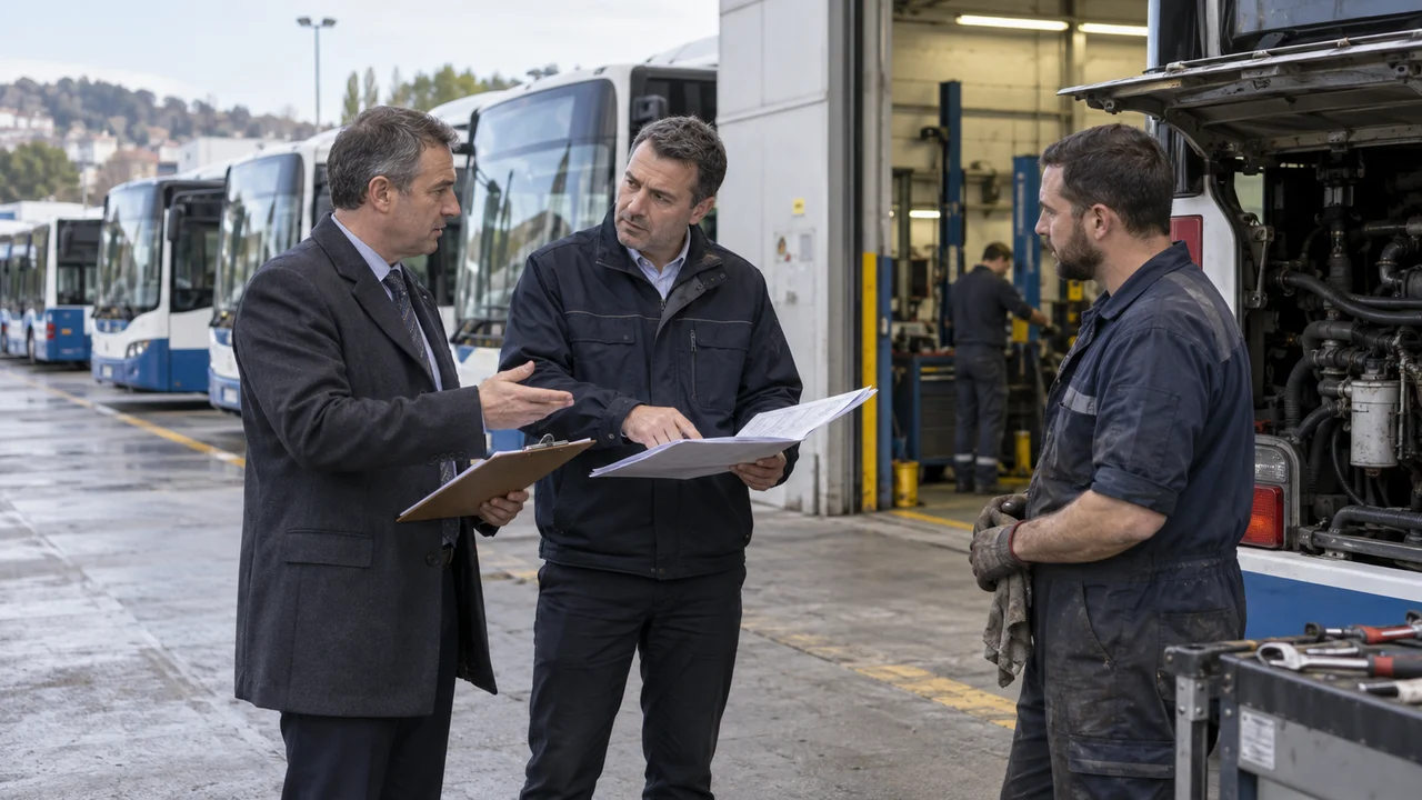 Inspection d'une flotte exploitée en délégation de service public