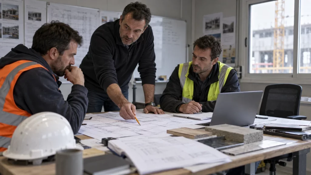 Cotraitants réorganisant les tâches après la défaillance d’un membre