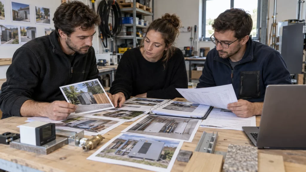 Jeune entreprise réunissant les preuves de ses références