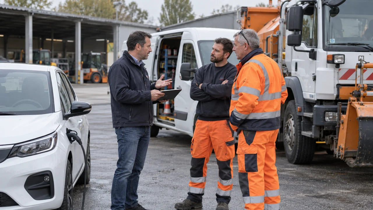 Inspection de véhicules adaptés à différents services publics