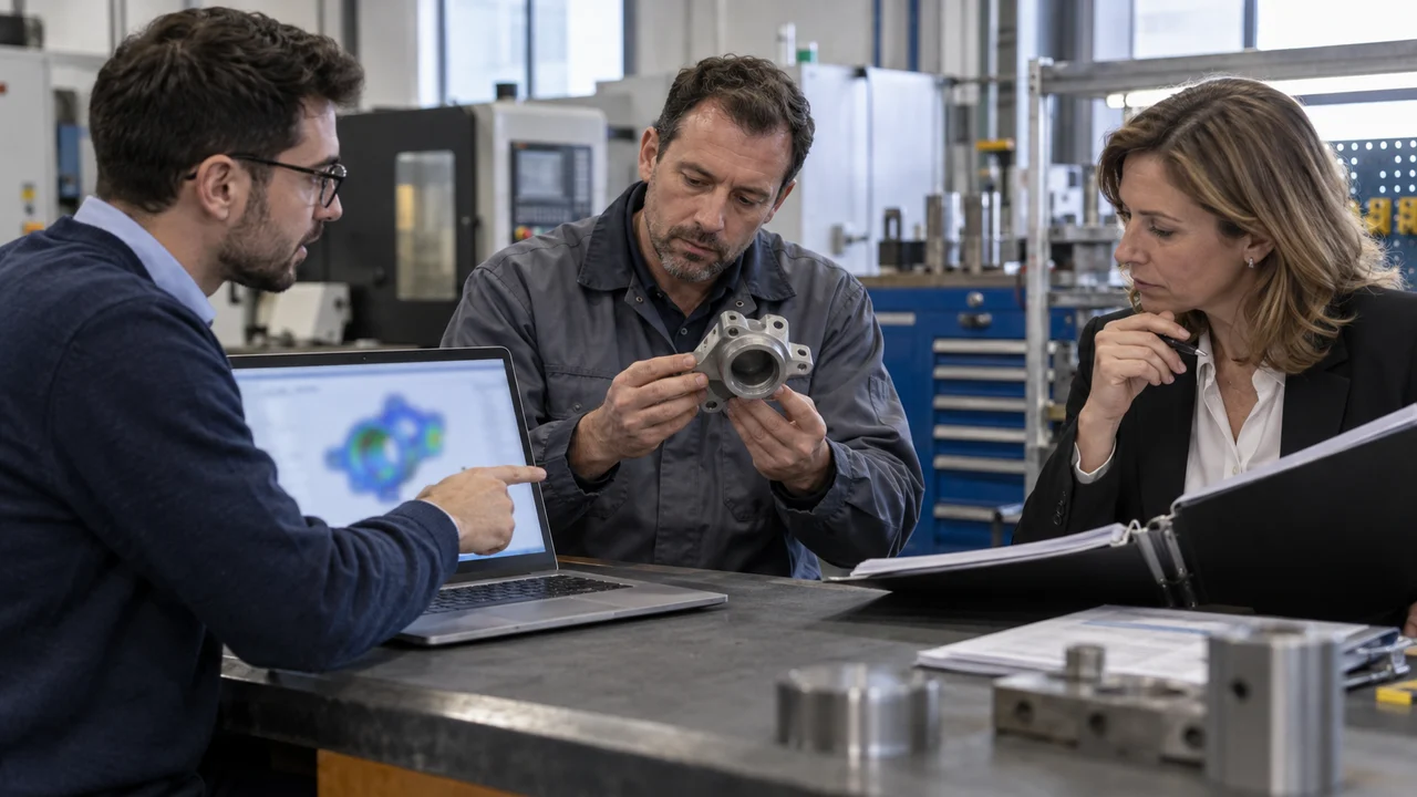 Équipe industrielle combinant analyse numérique et jugement humain
