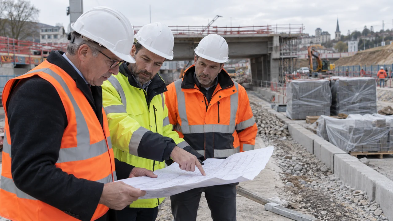 Inspection contradictoire d'un chantier réalisé en partenariat