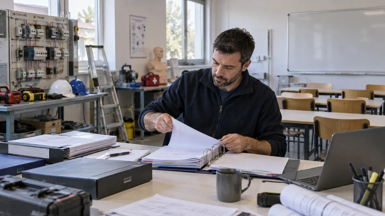 Organisme de formation préparant une réponse à un appel d'offres