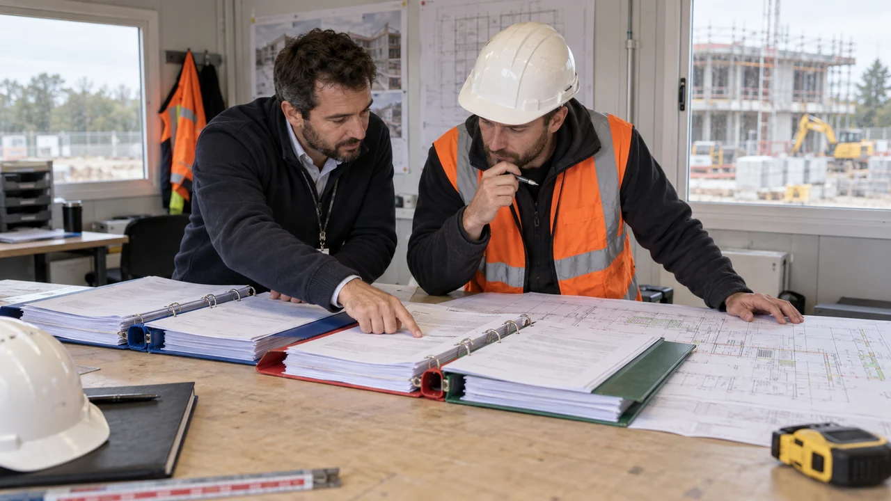 Responsables rapprochant DPGF, mémoire technique et plans