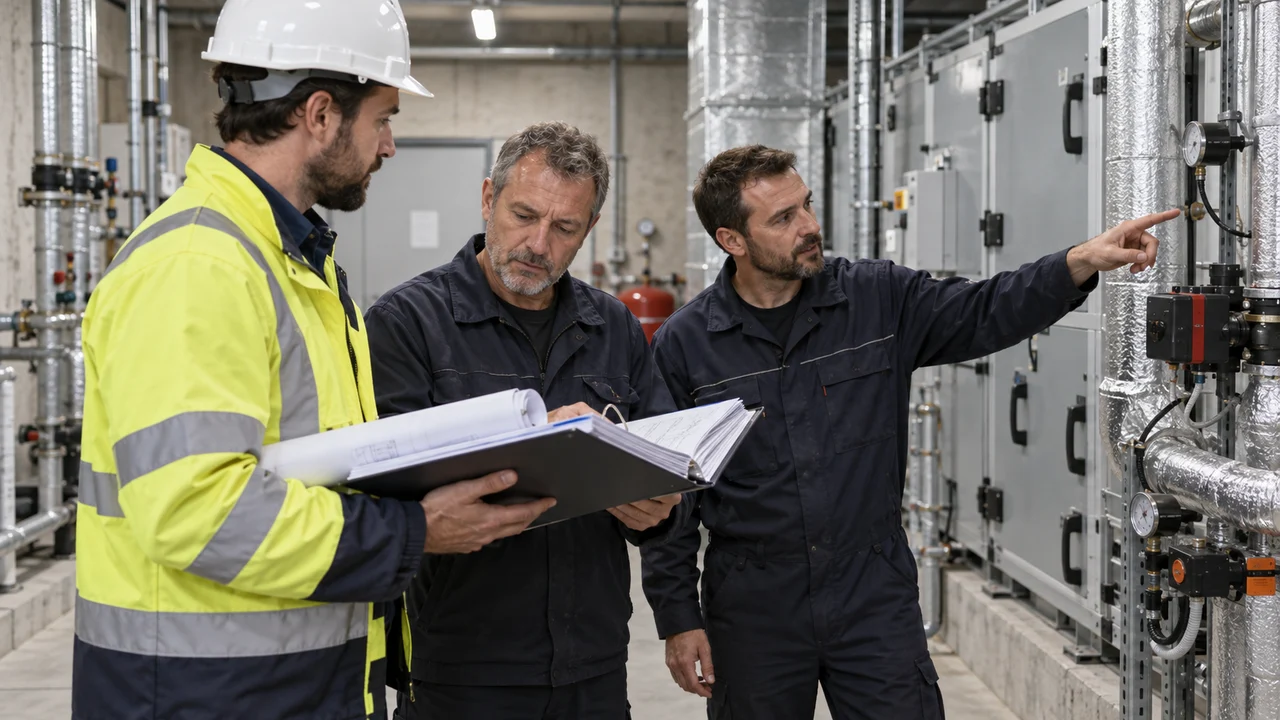Remise du DOE à l’équipe chargée de la maintenance