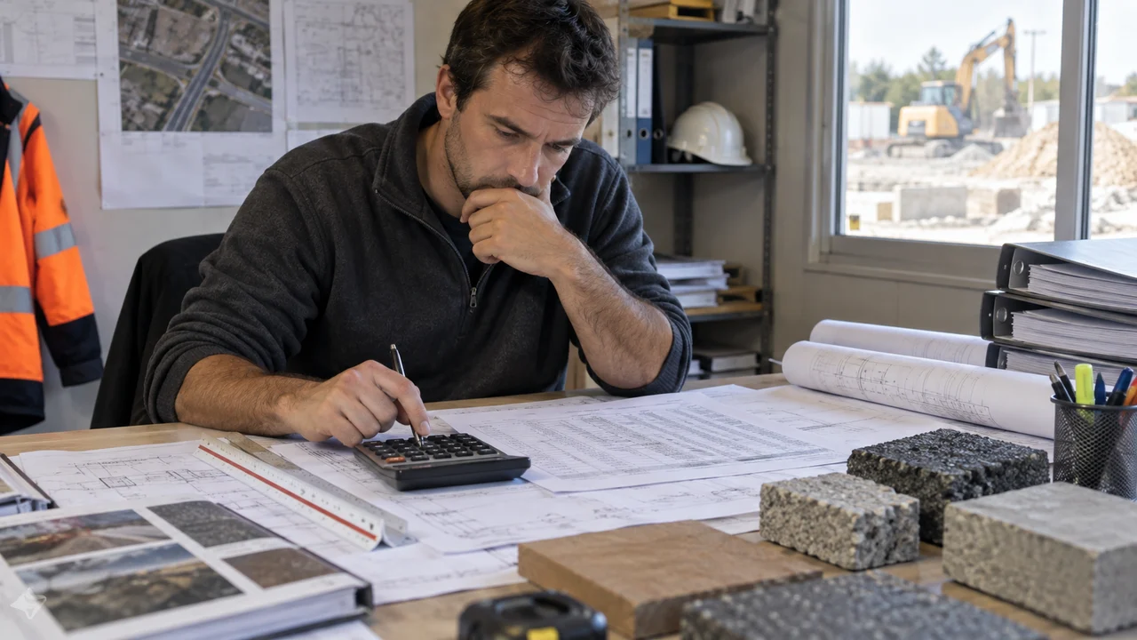 Métreur analysant l’impact du DQE sur le classement financier