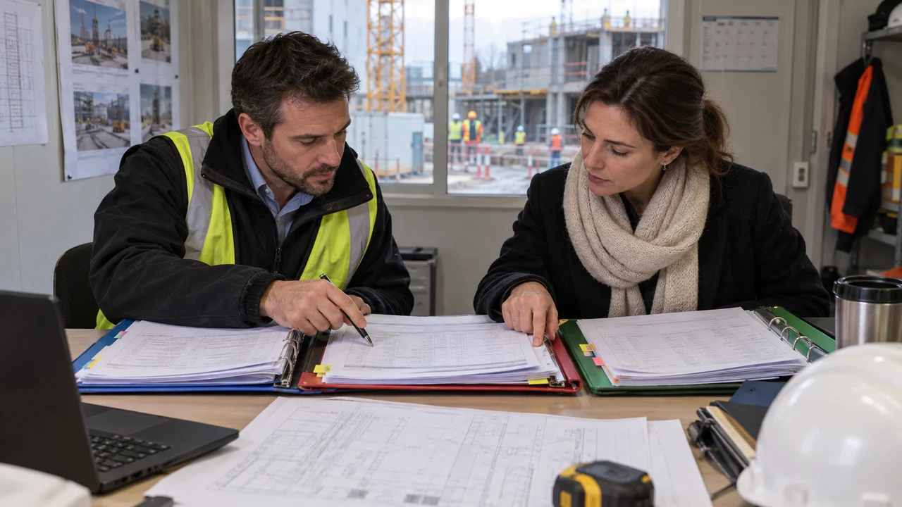 Responsable d’offre et juriste contrôlant la cohérence des pièces financières