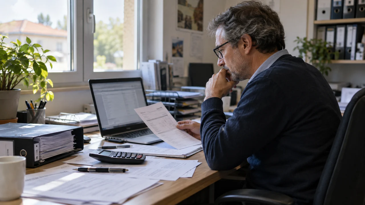 Dirigeant de PME préparant le passage à la facturation électronique