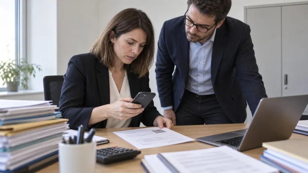 Vérification d'une attestation de régularité fiscale