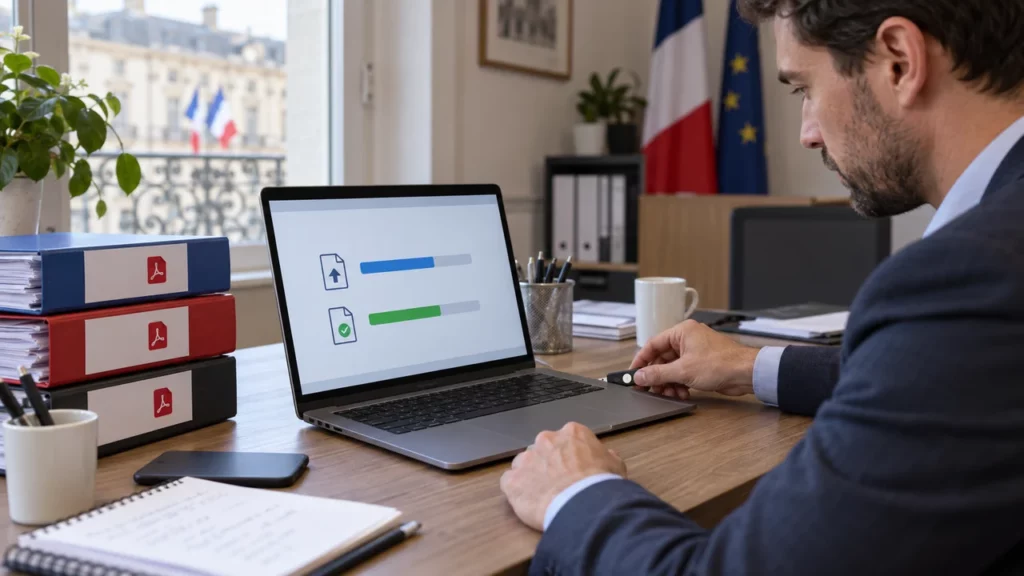 Dépôt électronique d'une réponse à un appel d'offres